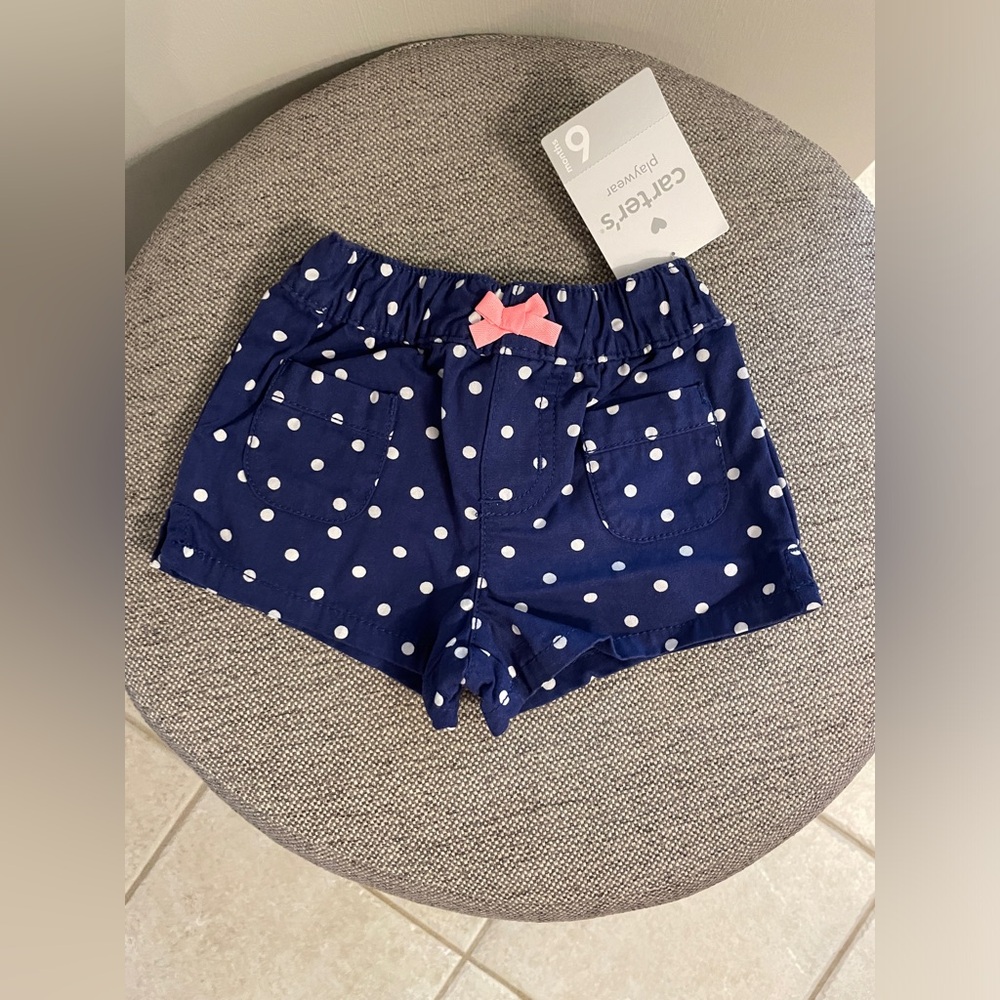NWT Carter's 6 Month Girl Shorts
